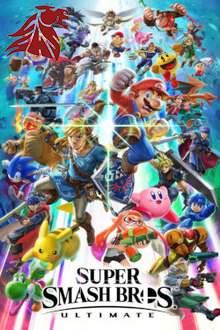 Just the box art for SSBU, with the Charger logo in the corner.