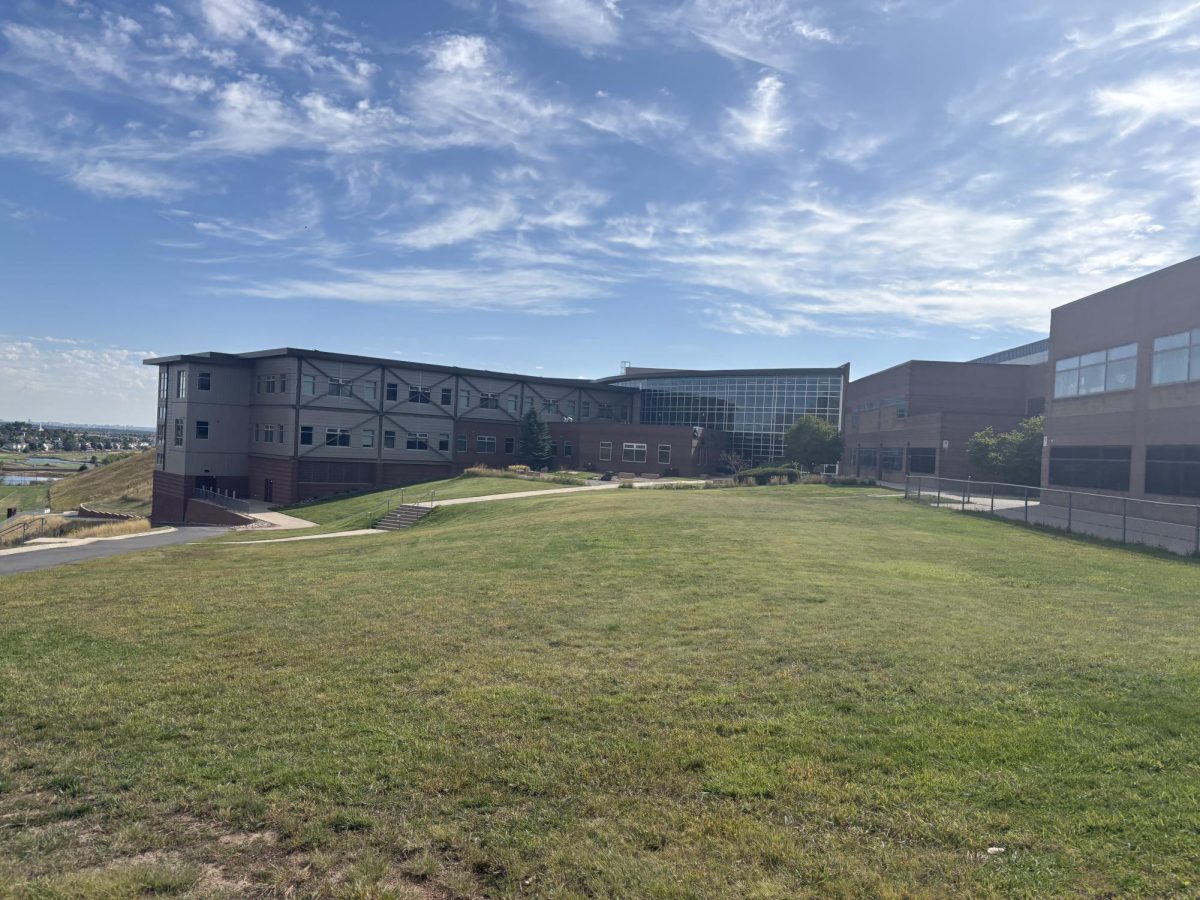 Back of school from outside view