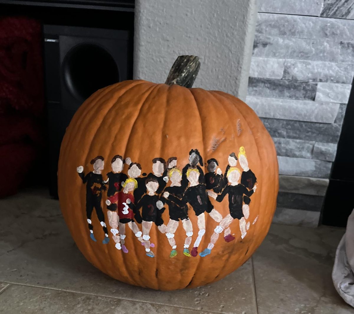 Painted by one of our volleyball players.